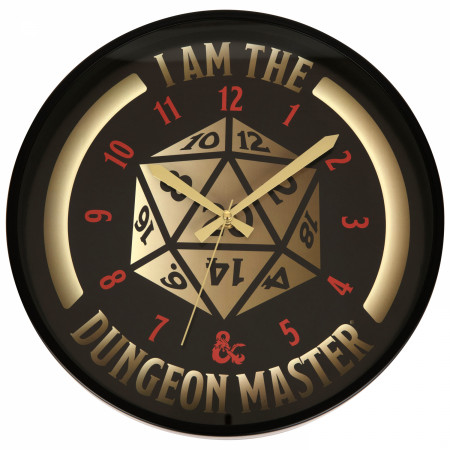 Dungeons & Dragons I Am The Dungeon Master Wall Clock